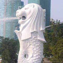 【マーライオン公園】国家の象徴「マーライオン」を見に行こう！