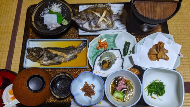 魚介たっぷりの夕飯